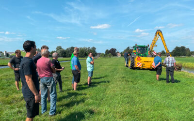 Geslaagde demonstratie ecologisch slootschonen en baggeren